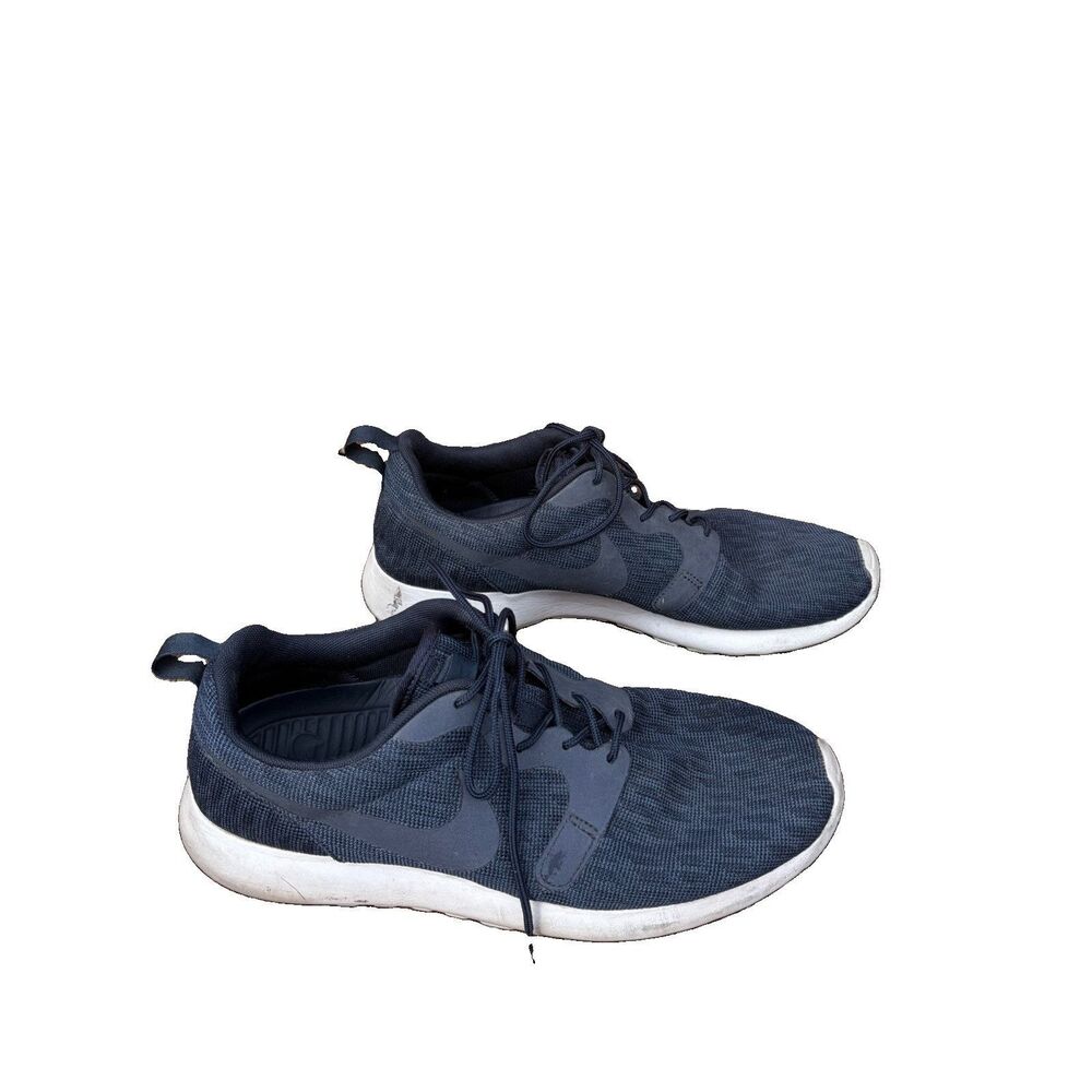 Nike Roshe One Knit Jacqard Navy Blue 11.5 Running Shoes Sneakers 777429-402 - Picture 3 of 10